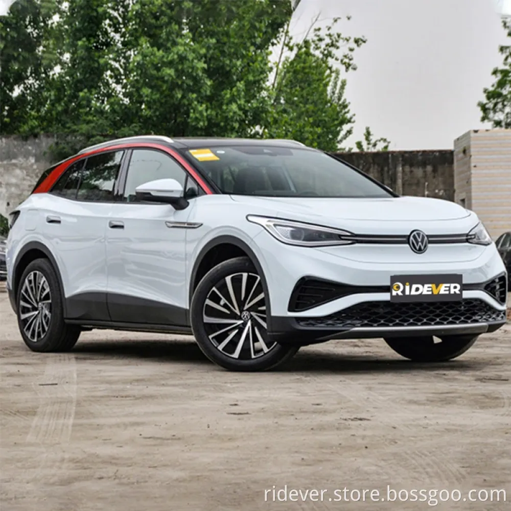 Ridever Cheap 2022 FAW VW ID4 Crozz Pure Plus 5 Doors 5 Seats SUV 550 600 Km Used EV Use Electric Cars